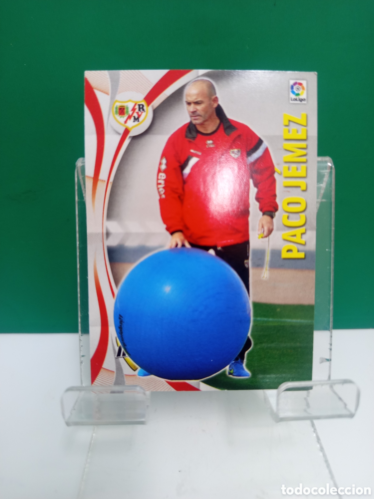 Cromos de f&uacute;tbol: ❇️ CROMO ⚽ PACO JEMEZ RAYO VALLECANO TEMPORADA 15 16 2015 2016 MEGACRACKS MGKS PANINI ❇️