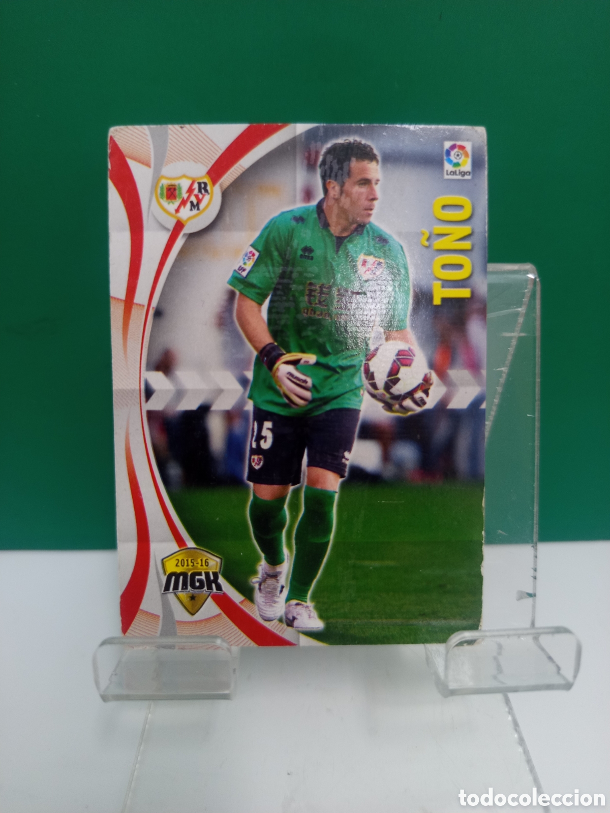 Cromos de f&uacute;tbol: ❇️ CROMO ⚽ TO&Ntilde;O RAYO VALLECANO TEMPORADA 15 16 2015 2016 MEGACRACKS MGKS PANINI ❇️