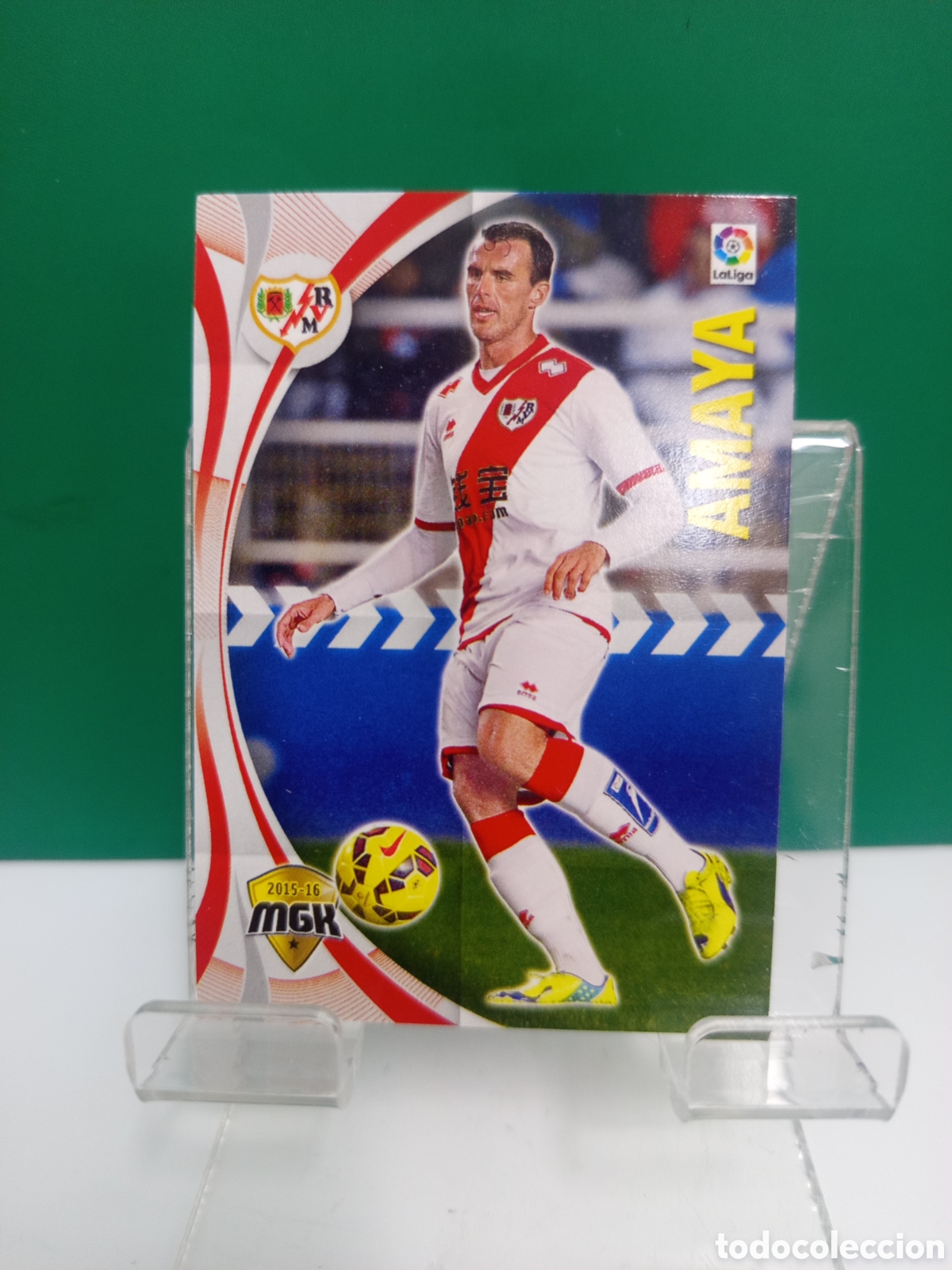Cromos de f&uacute;tbol: ❇️ CROMO ⚽ AMAYA RAYO VALLECANO TEMPORADA 15 16 2015 2016 MEGACRACKS MGKS PANINI ❇️