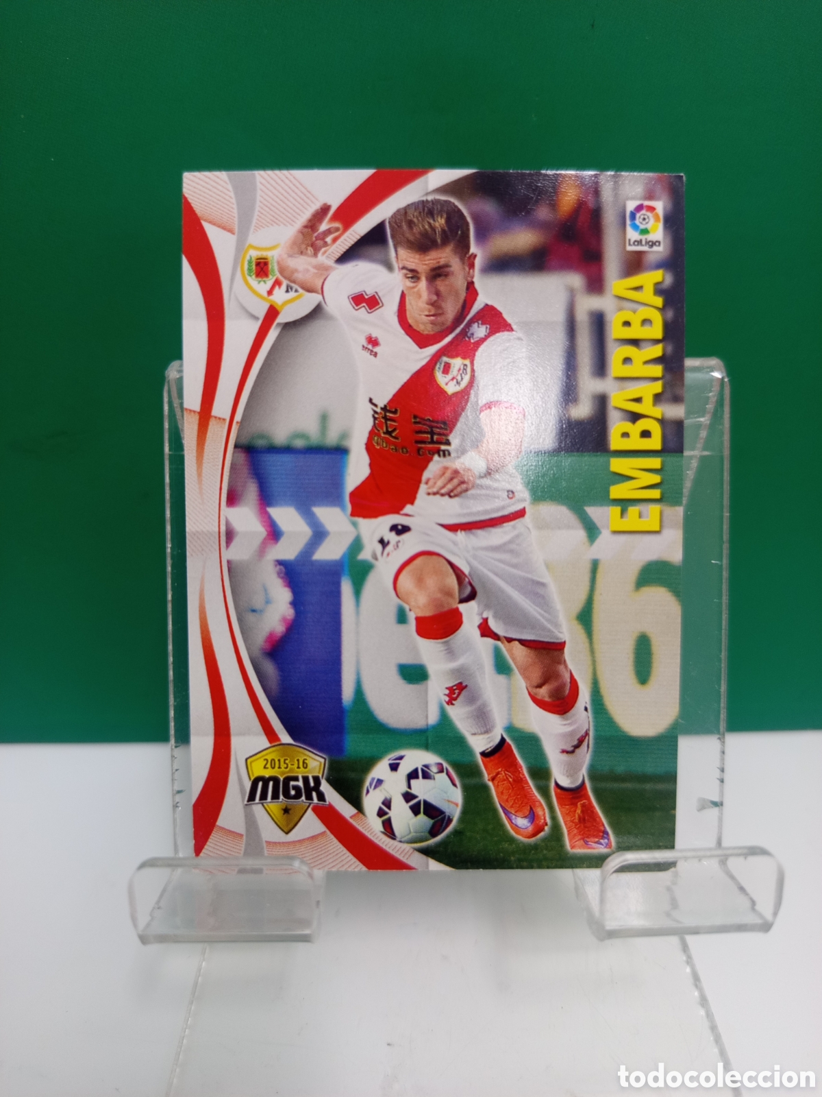 Cromos de f&uacute;tbol: ❇️ CROMO ⚽ EMBARBA RAYO VALLECANO TEMPORADA 15 16 2015 2016 MEGACRACKS MGKS PANINI ❇️