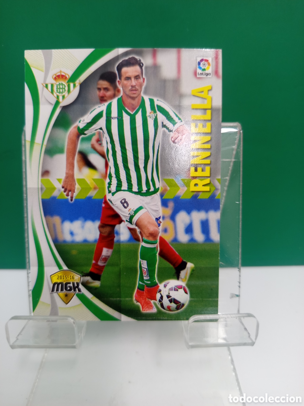 Cromos de f&uacute;tbol: ❇️ CROMO ⚽ RENNELLA BETIS TEMPORADA 15 16 2015 2016 MEGACRACKS MGKS PANINI ❇️