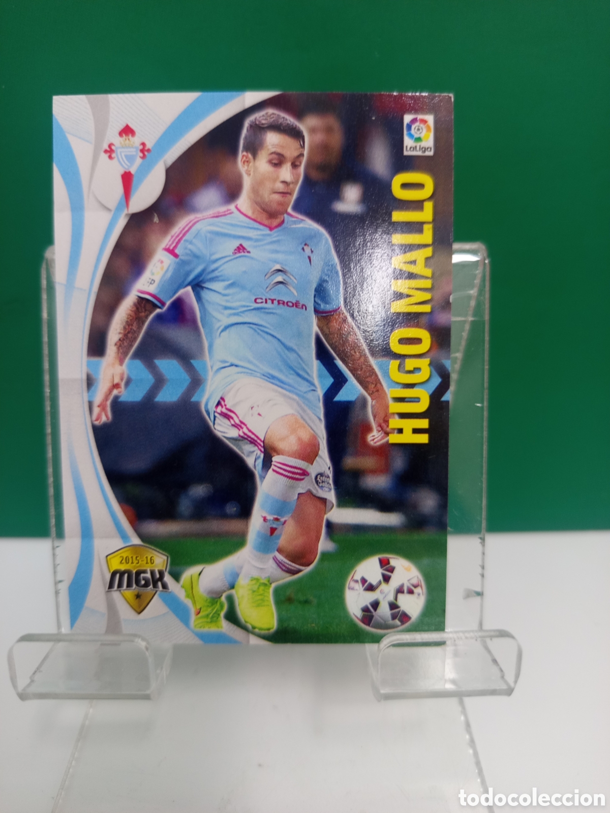 Cromos de f&uacute;tbol: ❇️ CROMO ⚽ HUGO MALLO CELTA DE VIGO TEMPORADA 15 16 2015 2016 MEGACRACKS MGKS PANINI ❇️