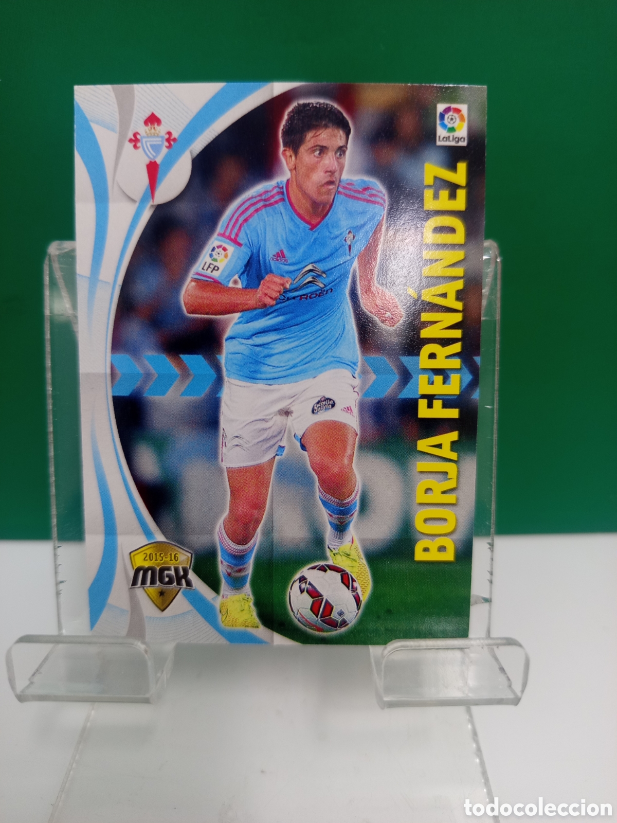 Cromos de f&uacute;tbol: ❇️ CROMO ⚽ BORJA FERN&Aacute;NDEZ CELTA DE VIGO TEMPORADA 15 16 2015 2016 MEGACRACKS MGKS PANINI ❇️