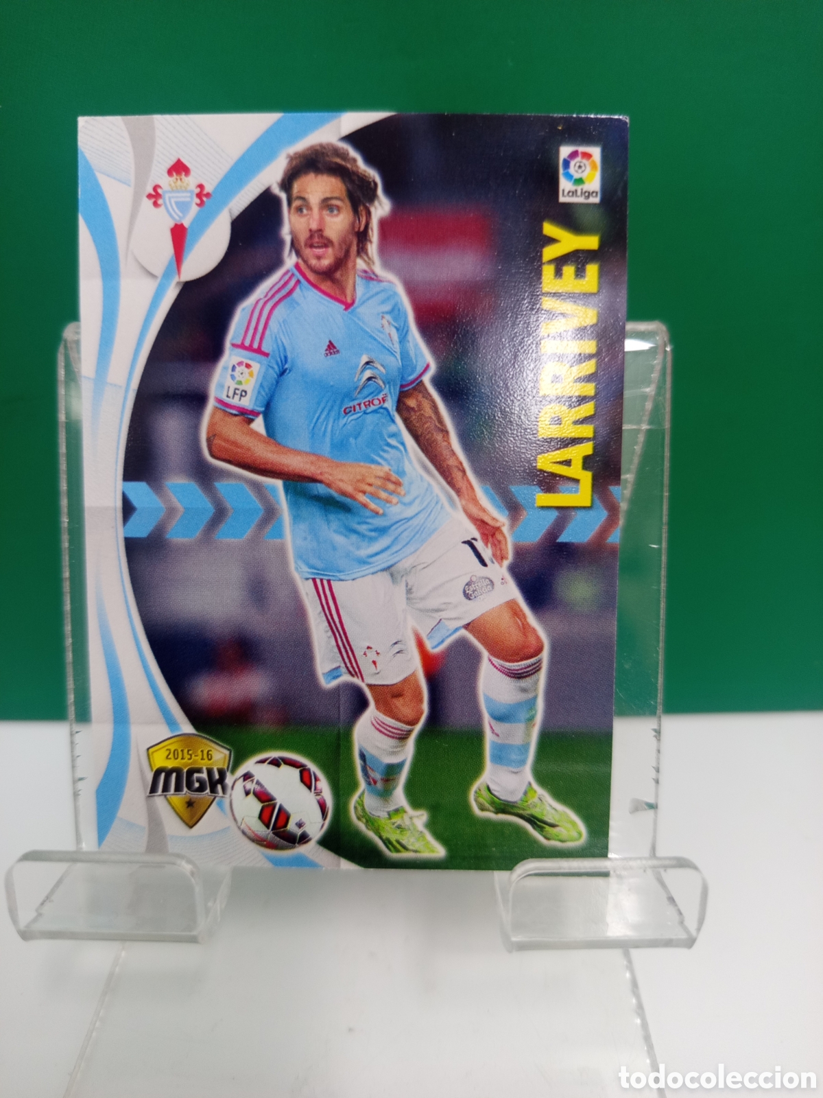 Cromos de f&uacute;tbol: ❇️ CROMO ⚽ LARRIVEY CELTA DE VIGO TEMPORADA 15 16 2015 2016 MEGACRACKS MGKS PANINI ❇️