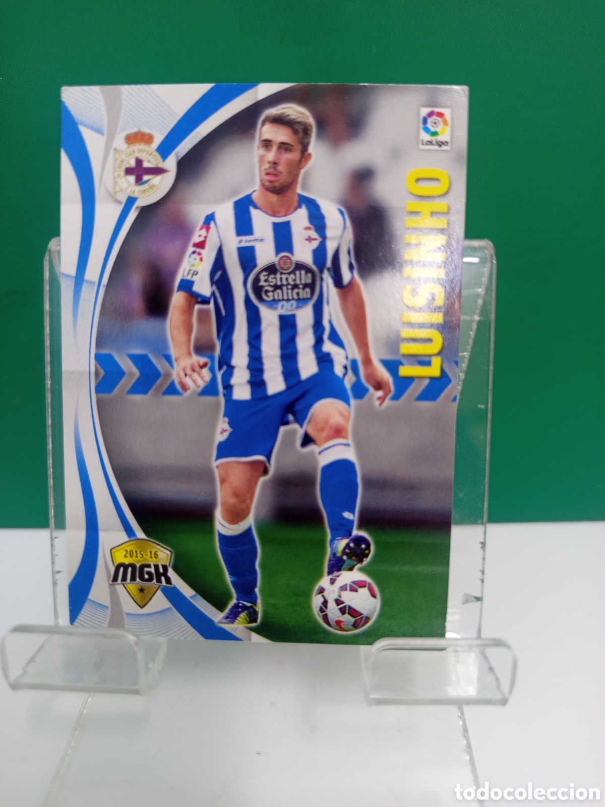 Cromos de f&uacute;tbol: ❇️ CROMO ⚽ LUISINHO DEPORTIVO DE LA CORU&Ntilde;A TEMPORADA 15 16 2015 2016 MEGACRACKS MGKS PANINI ❇️