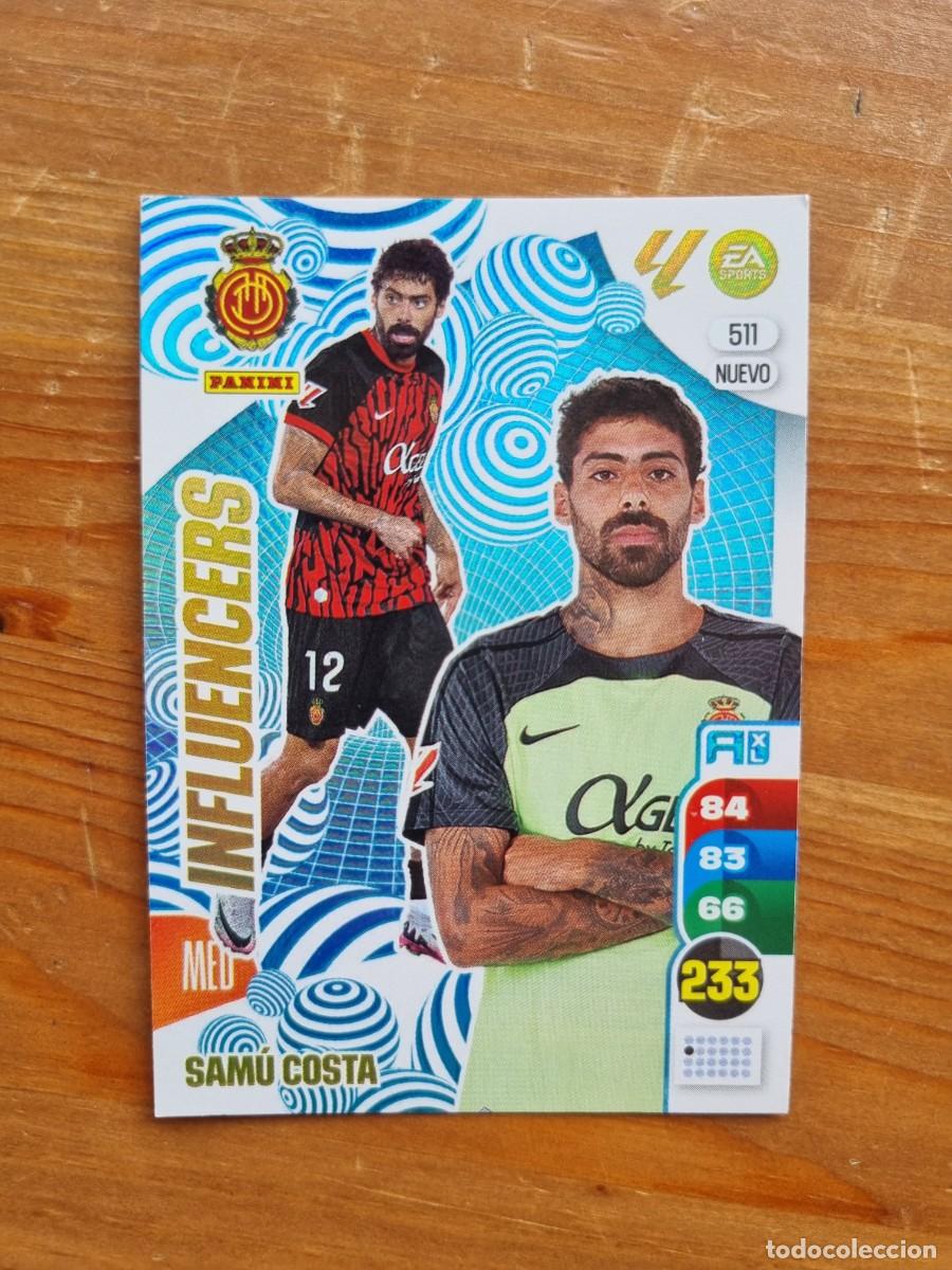 Cromos de f&uacute;tbol: 511 SAMU COSTA (RCD Mallorca) NUEVO INFLUENCERS. Liga 2024 2025 24 25 Adrenalyn XL (Panini)