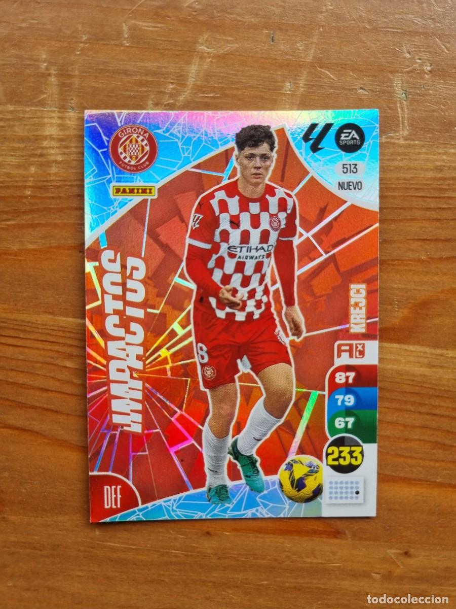 Cromos de f&uacute;tbol: 513 KREJCI (Girona FC) NUEVO IMPACTOS. Liga 2024 2025 24 25 Adrenalyn XL (Panini)