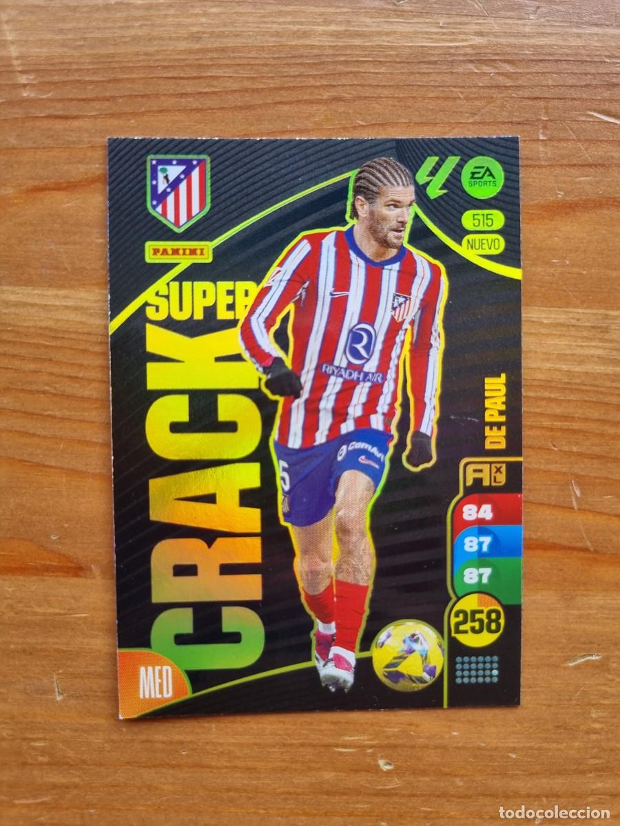 Cromos de f&uacute;tbol: 515 DE PAUL (Atl&eacute;tico de Madrid) NUEVO SUPER CRACK. Liga 2024 2025 24 25 Adrenalyn XL (Panini)