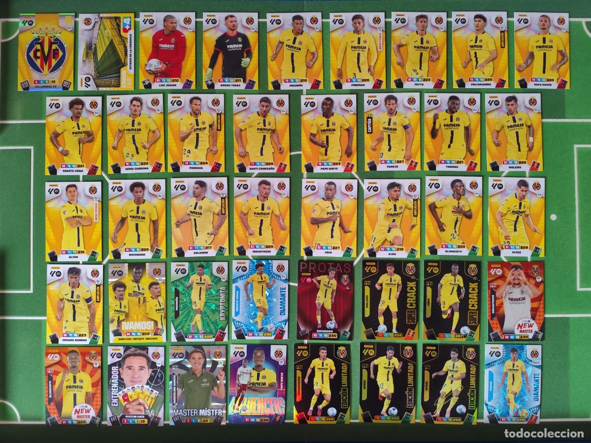 Cromos de f&uacute;tbol: Equipo Villarreal (Vamos, diamante, Super crack, Edici&oacute;n limitada) Adrenalyn XL 2025/26 25/26