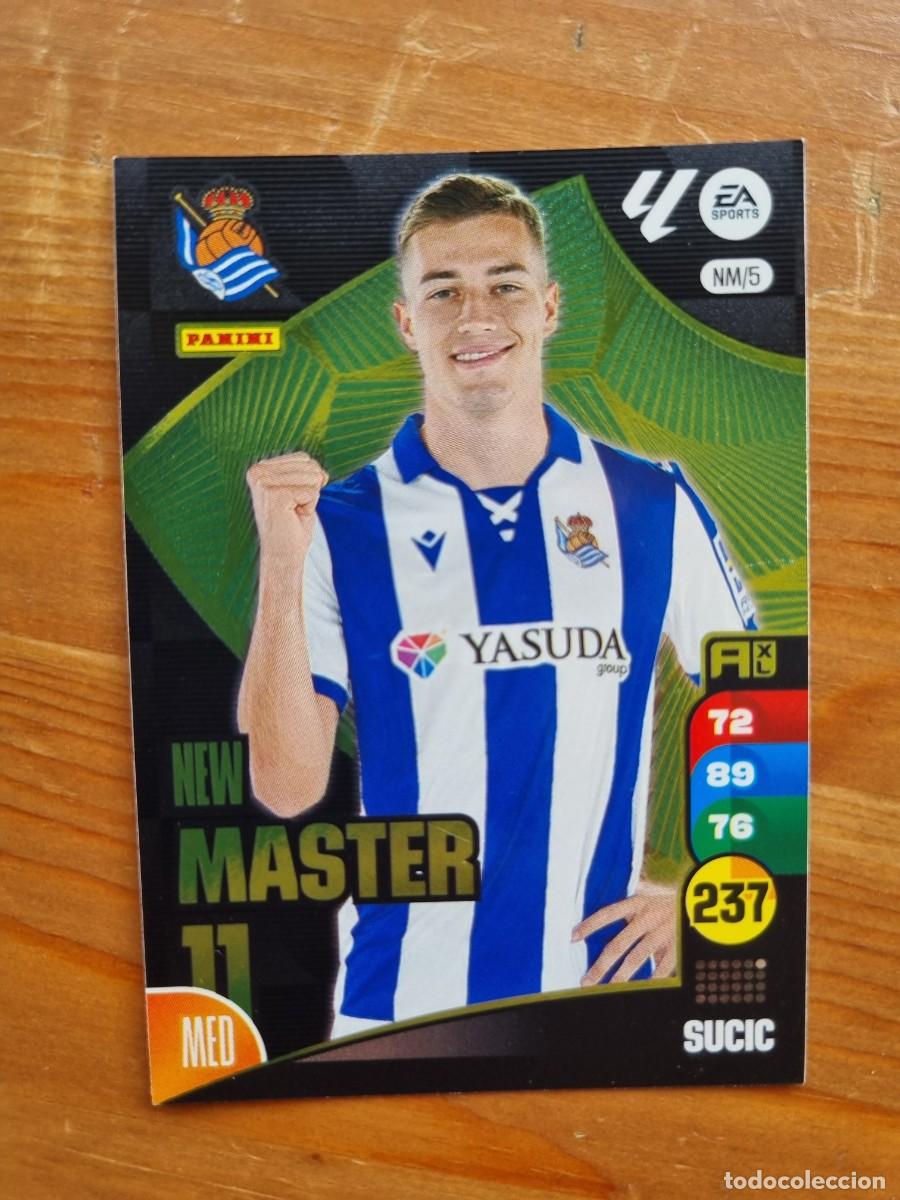 Cromos de f&uacute;tbol: NM 5 SUCIC (Real Sociedad) NEW MASTER 11. Liga 2024 2025 24 25 Adrenalyn XL (Panini)