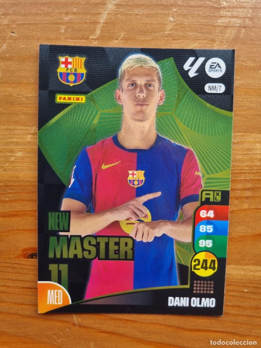Cromos de f&uacute;tbol: NM 7 DANI OLMO (FC Barcelona) NEW MASTER 11. Liga 2024 2025 24 25 Adrenalyn XL (Panini)