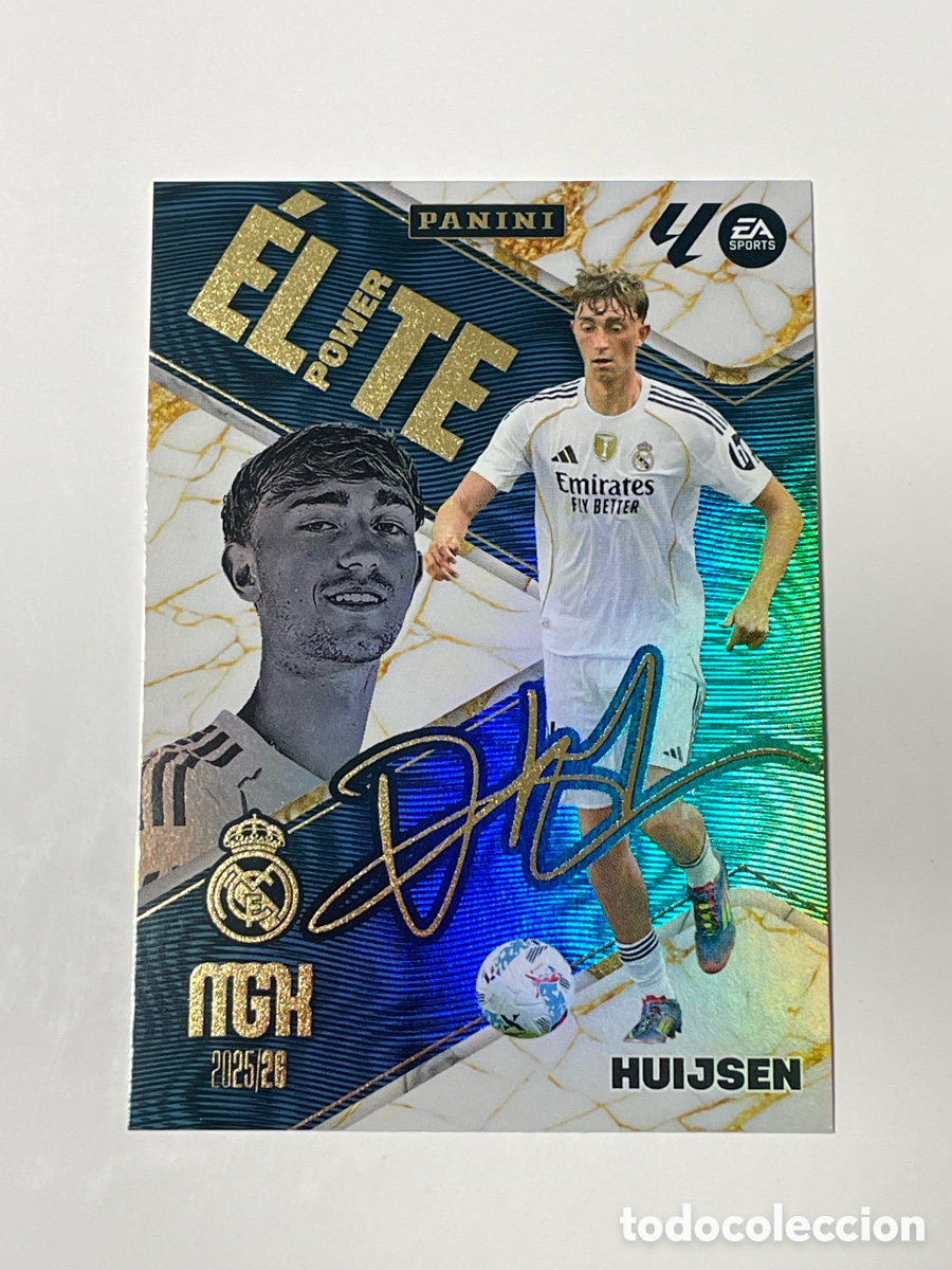 Cromos de f&uacute;tbol: Dean Huijsen Real Madrid Panini Megacracks 2025/26 #P505