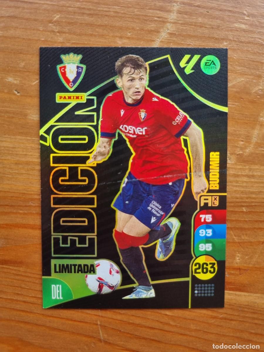 Cromos de f&uacute;tbol: BUDIMIR (CA Osasuna) EDICI&Oacute;N LIMITADA. Liga 2024 2025 24 25 Adrenalyn XL (Panini)