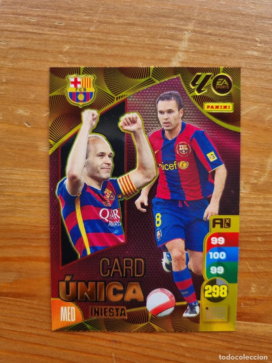 Cromos de f&uacute;tbol: INIESTA (FC Barcelona) CARD &Uacute;NICA. Liga 2024 2025 24 25 Adrenalyn XL (Panini)