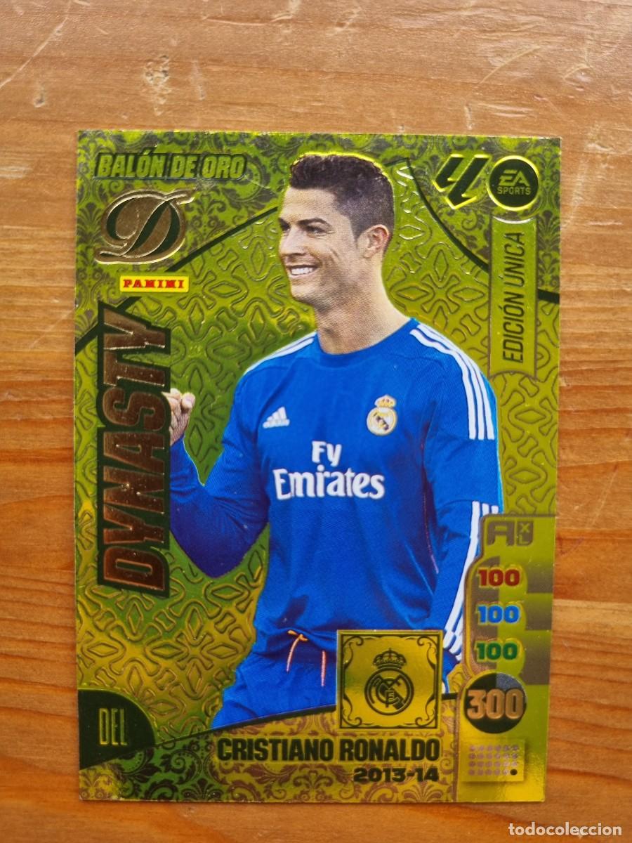 Cromos de f&uacute;tbol: CRISTIANO RONALDO (Bal&oacute;n de Oro 2013-14) DYNASTY. Liga 2024 2025 24 25 Adrenalyn XL (Panini)