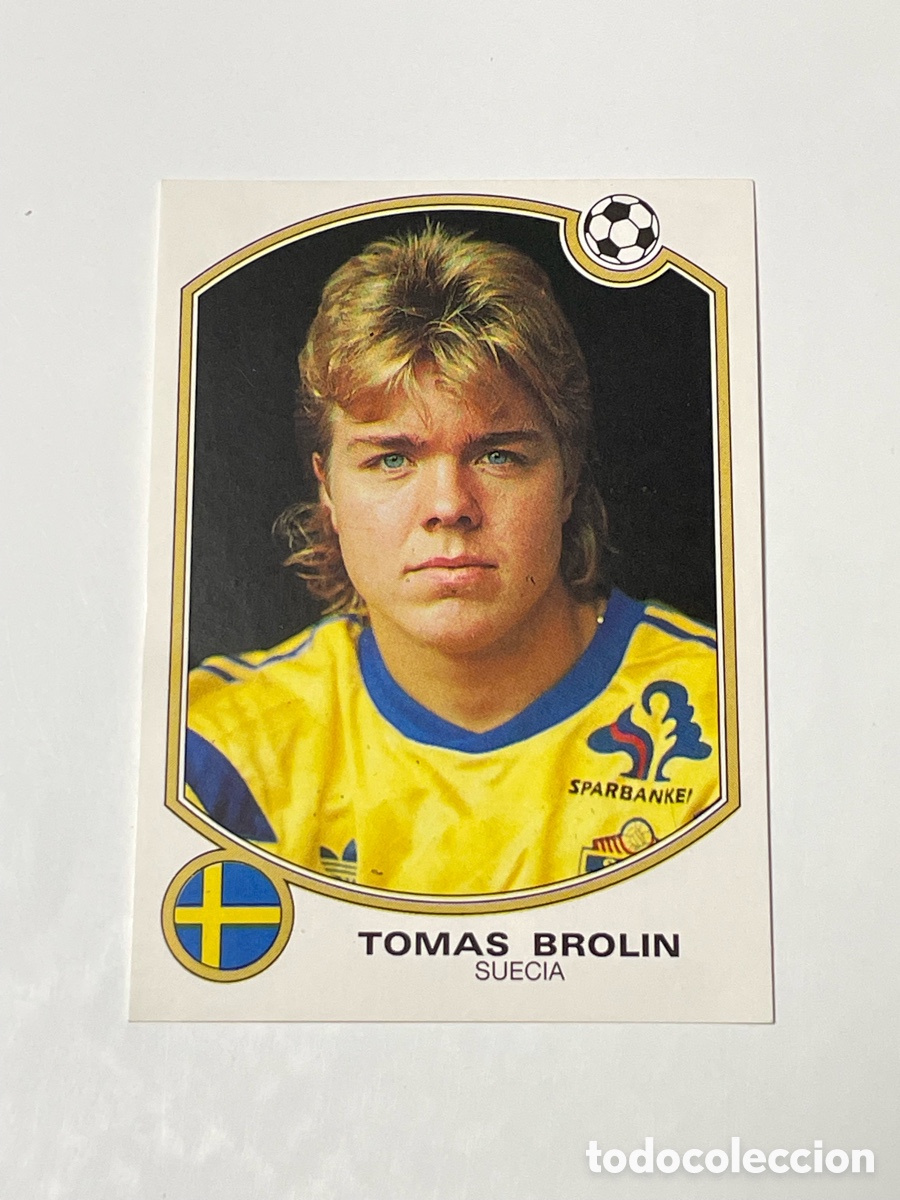 Cromos de f&uacute;tbol: Thomas Brolin Suecia Panini 92/93 #188