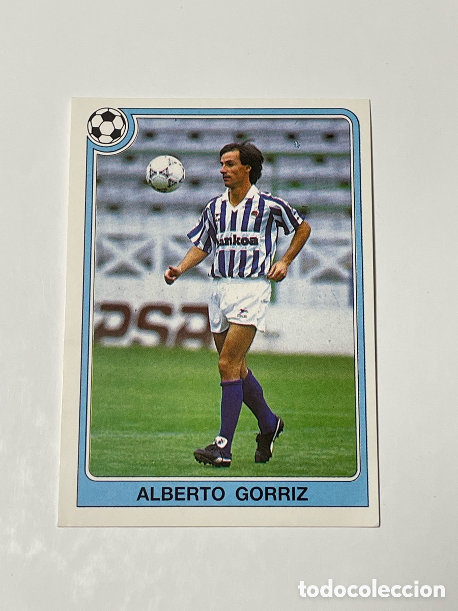 Cromos de f&uacute;tbol: Alberto Gorriz Real Sociedad Panini 92/93 #87