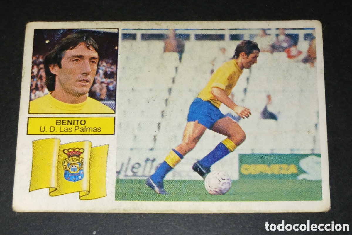 Cromos de f&uacute;tbol: Cromo Benito UD Las Palmas Liga 82/83 1982 1983 Ediciones Este Sin Pegar Nunca Pegado