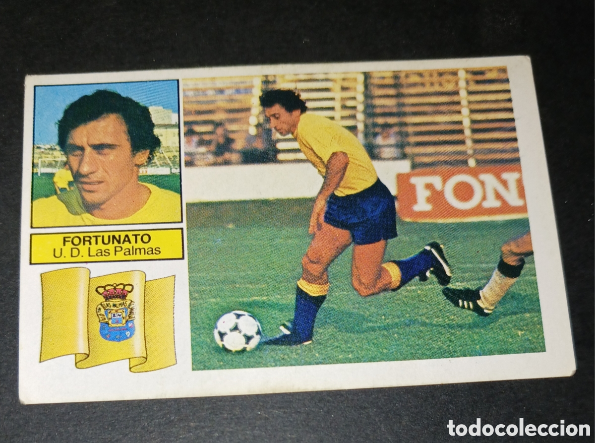 Cromos de f&uacute;tbol: Cromo Fortunato Baja UD Las Palmas Liga 82/83 1982 1983 Ediciones Este Sin Pegar Nunca Pegado