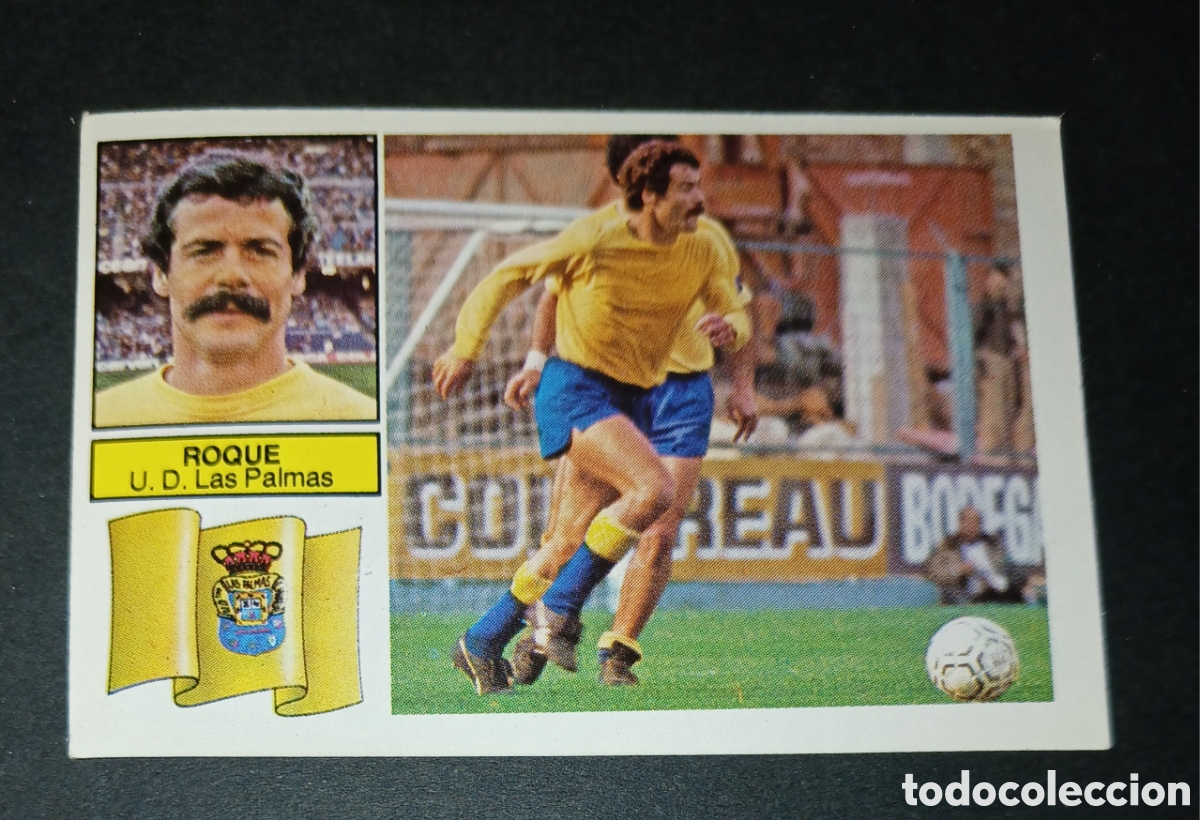 Cromos de f&uacute;tbol: Cromo Roque UD Las Palmas Liga 82/83 1982 1983 Ediciones Este Sin Pegar Nunca Pegado