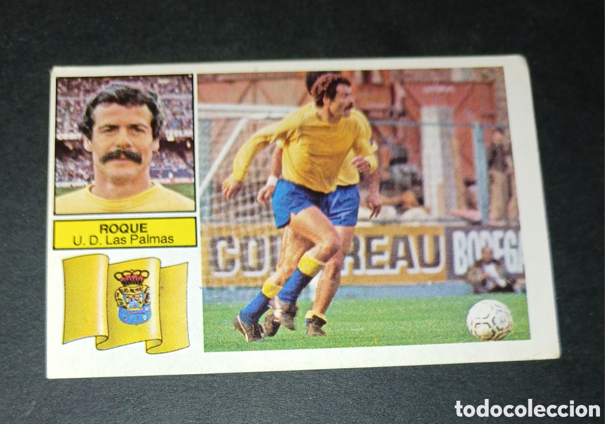 Cromos de f&uacute;tbol: Cromo Roque UD Las Palmas Liga 82/83 1982 1983 Ediciones Este Sin Pegar Nunca Pegado