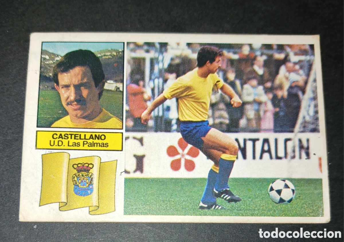 Cromos de f&uacute;tbol: Cromo Castellano UD Las Palmas Liga 82/83 1982 1983 Ediciones Este Sin Pegar Nunca Pegado