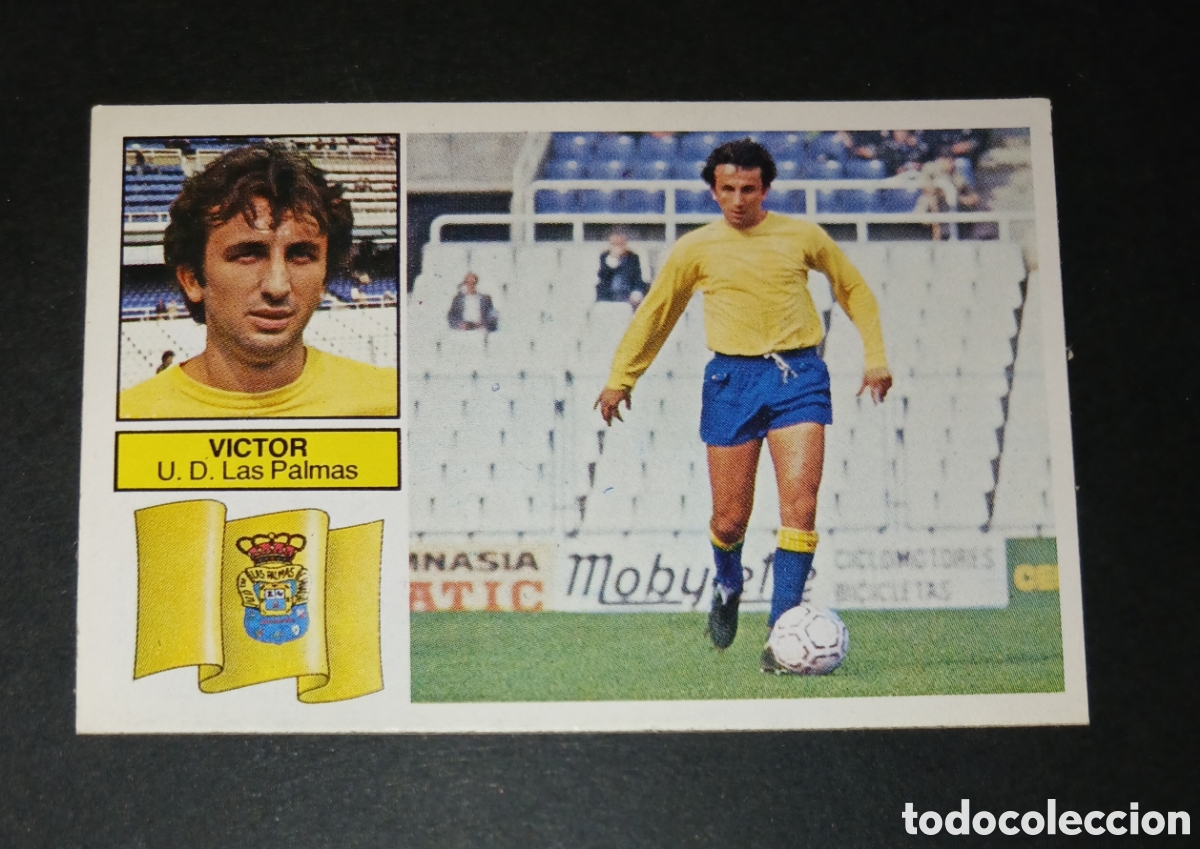 Cromos de f&uacute;tbol: Cromo Victor UD Las Palmas Liga 82/83 1982 1983 Ediciones Este Sin Pegar Nunca Pegado