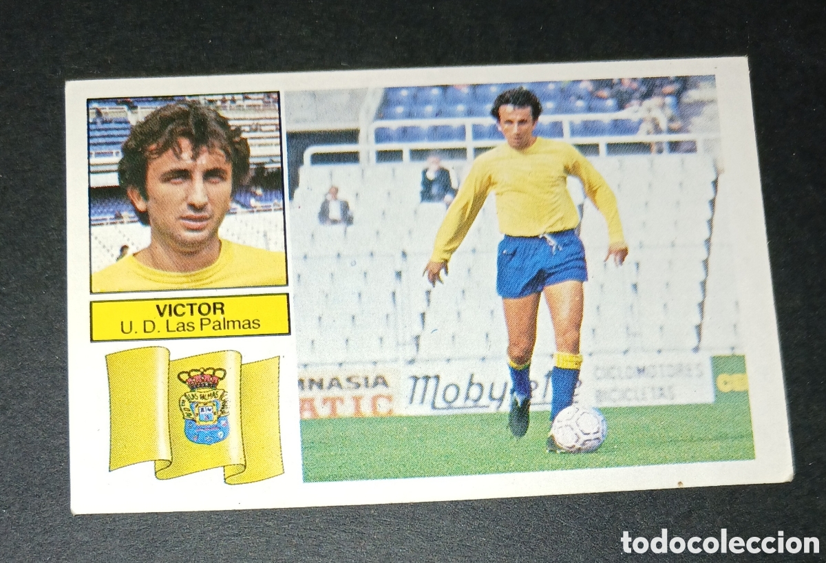 Cromos de f&uacute;tbol: Cromo Victor UD Las Palmas Liga 82/83 1982 1983 Ediciones Este Sin Pegar Nunca Pegado