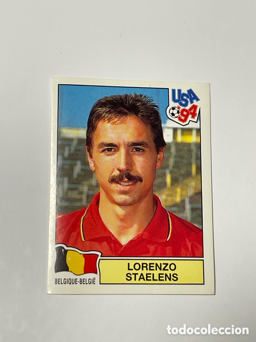 Cromos de f&uacute;tbol: Lorenzo Staelens B&eacute;lgica Panini 92/93 #384