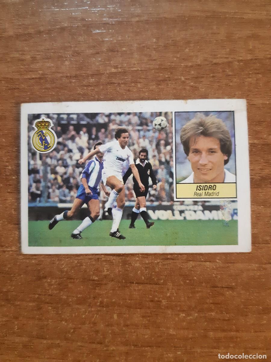Cromos de f&uacute;tbol: Isidro (Real Madrid) Liga 84-85 ESTE. Nunca pegado, sin pegar