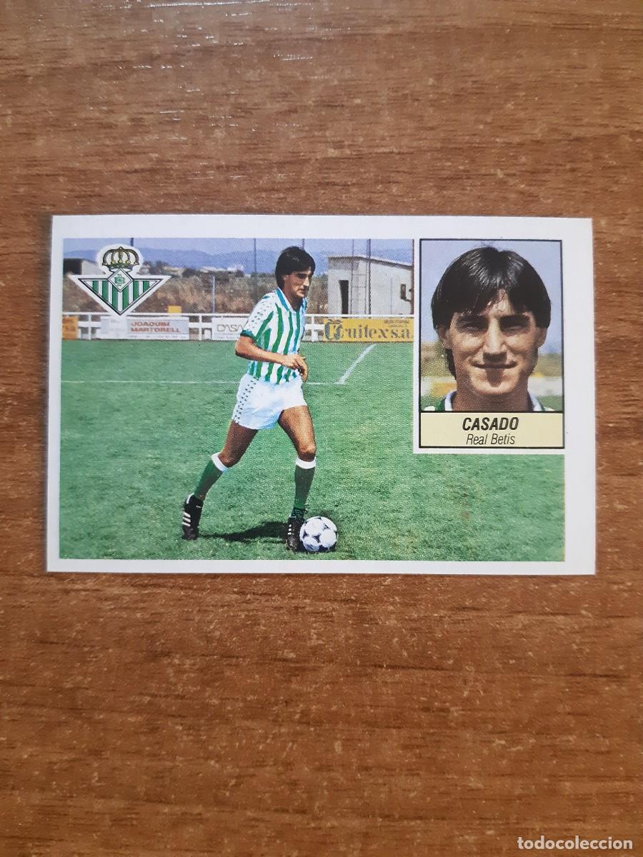Cromos de f&uacute;tbol: Casado (Betis) Liga 84-85 ESTE. Nunca pegado, sin pegar