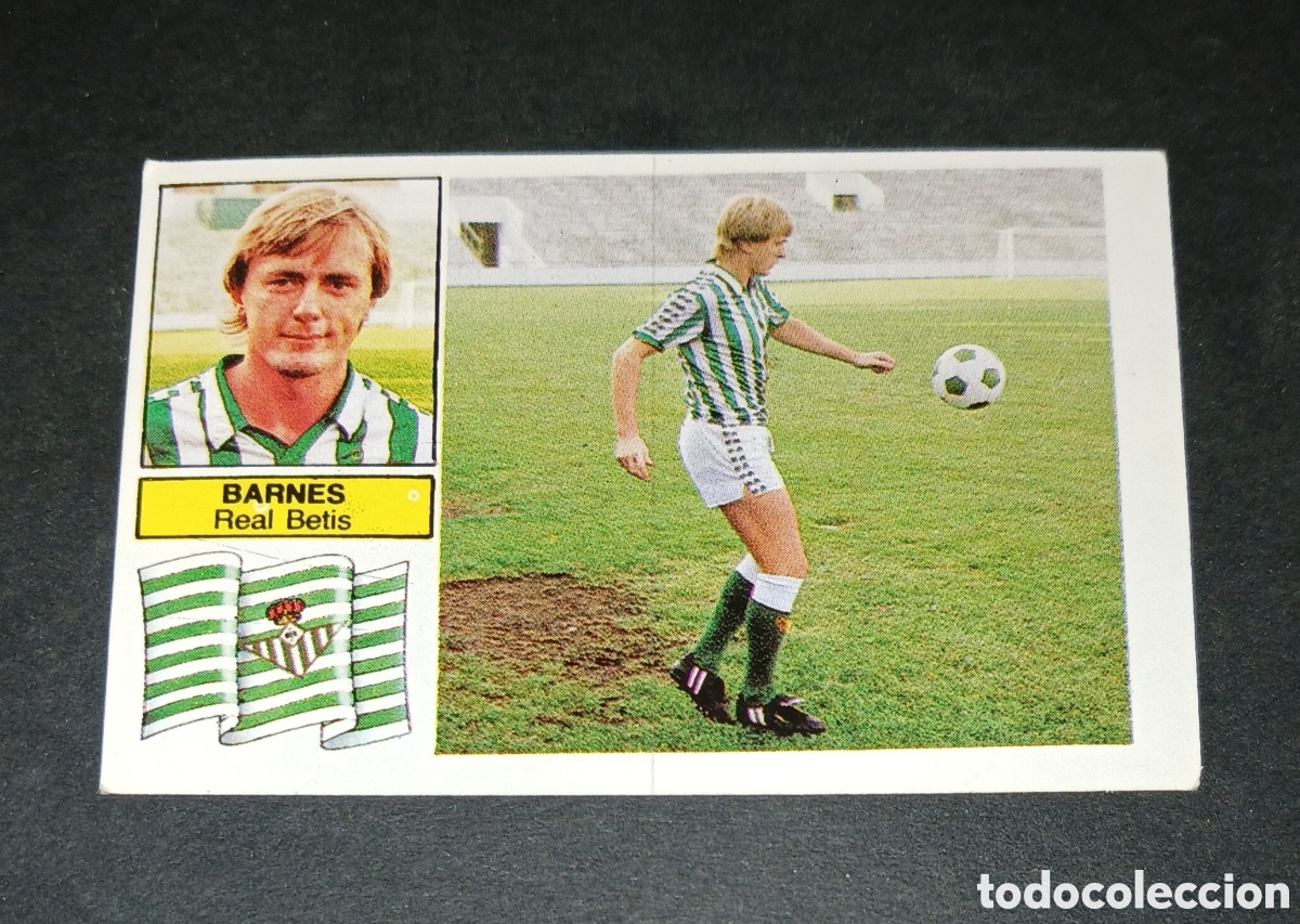 Cromos de f&uacute;tbol: Cromo Barnes Ultimos Fichajes 28 Bis Real Betis Liga 82/83 1982 1983 Ediciones Este Sin Pegar Nunca