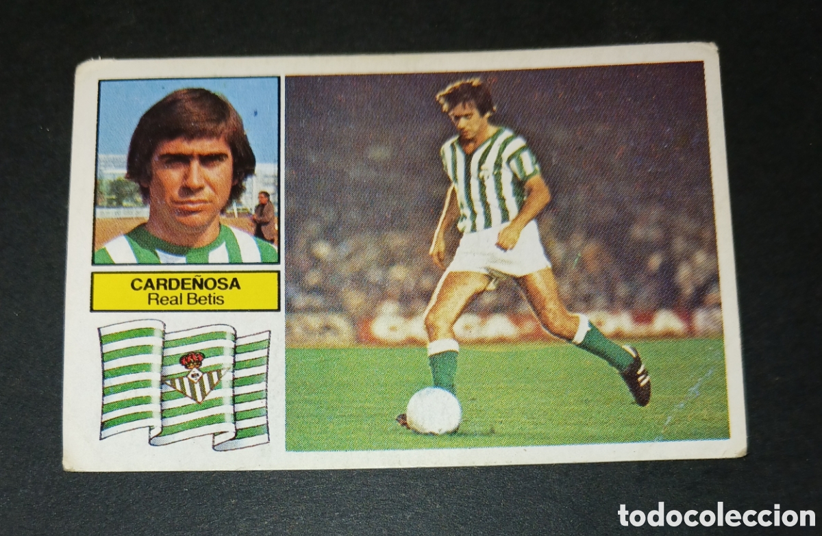 Cromos de f&uacute;tbol: Cromo Carde&ntilde;osa Real Betis Liga 82/83 1982 1983 Ediciones Este Sin Pegar Nunca