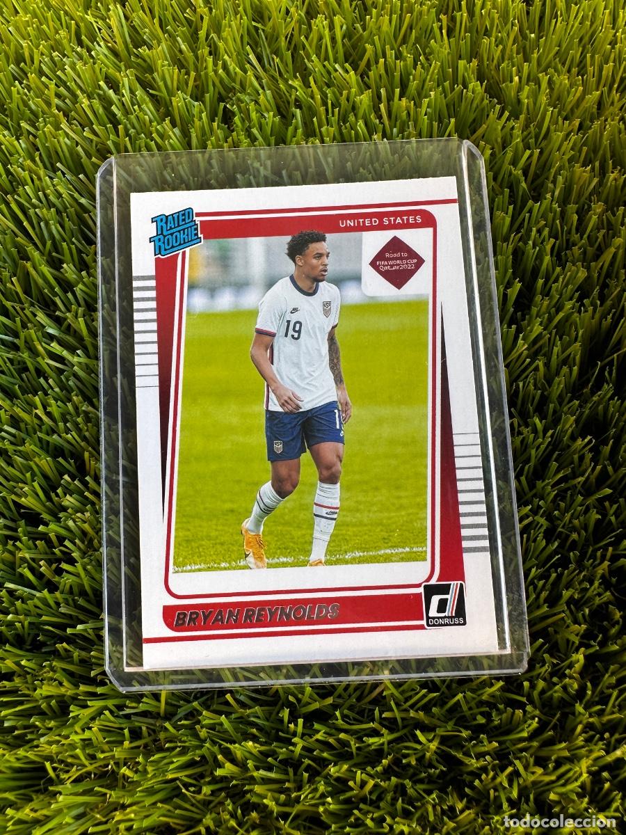 Cromos de f&uacute;tbol: N&ordm; 181 Bryan Reynolds Rated Rookie Estados Unidos Donruss Road to Qatar 2022