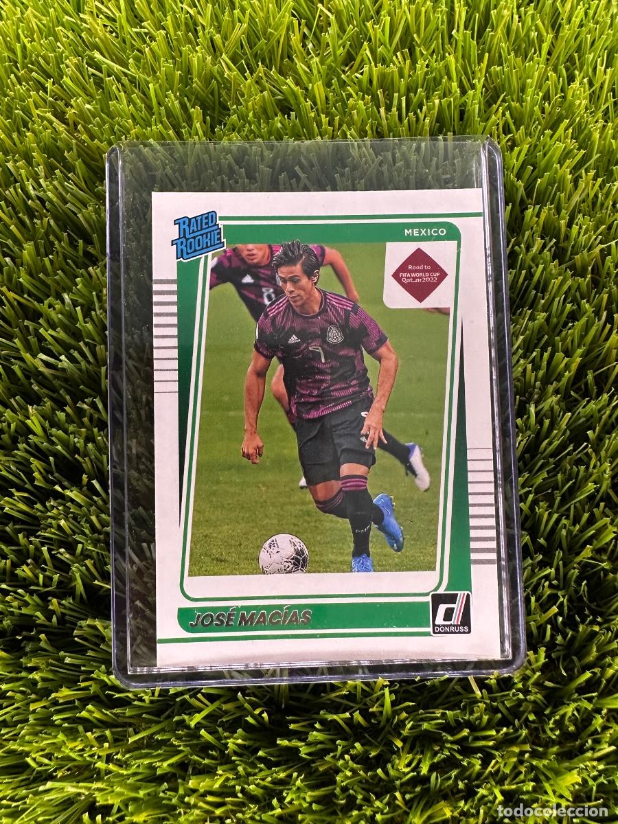 Cromos de f&uacute;tbol: N&ordm; 183 Jos&eacute; Mac&iacute;as Rated Rookie M&eacute;xico Donruss Road to Qatar 2022