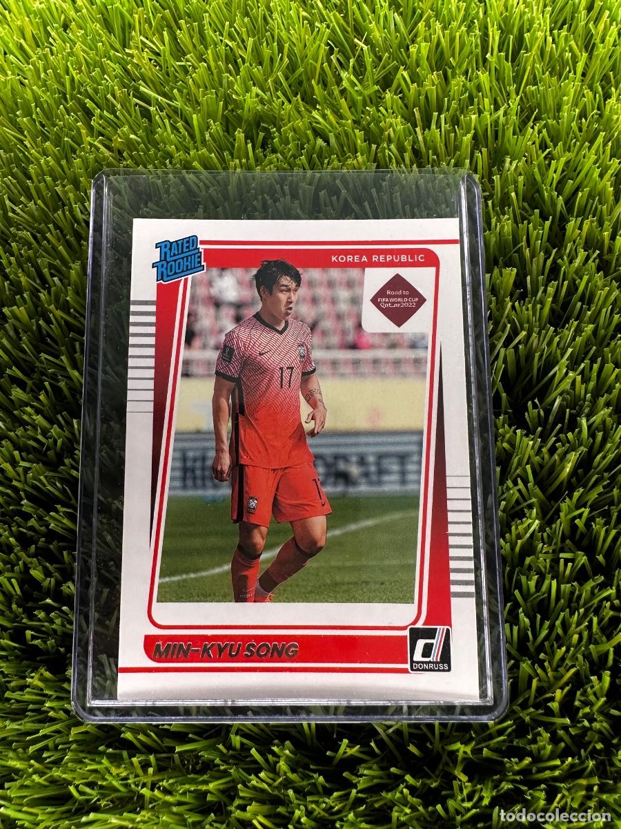Cromos de f&uacute;tbol: N&ordm; 189 Min-Kyu Song Rated Rookie Rep&uacute;blica de Corea Donruss Road to Qatar 2022