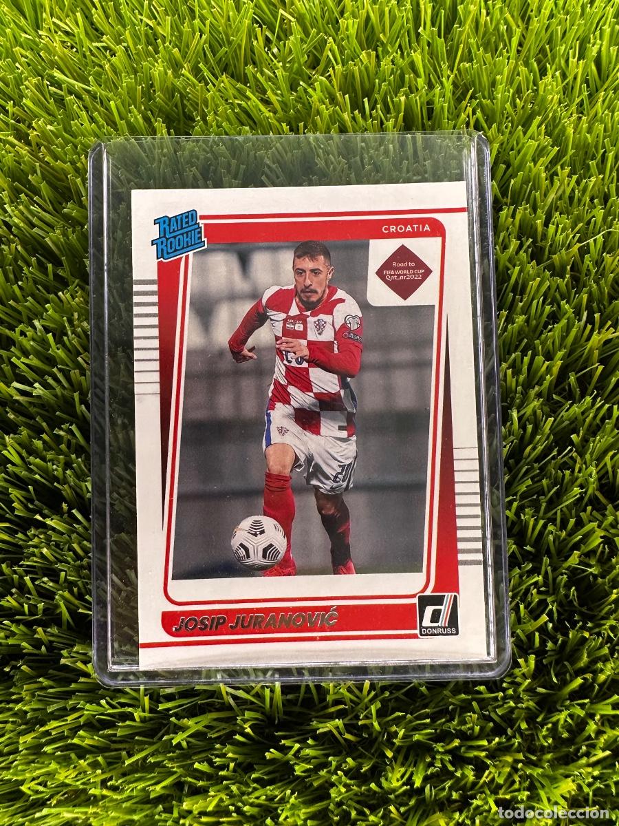 Cromos de f&uacute;tbol: N&ordm; 184 Josip Juranovic Rated Rookie Croacia Donruss Road to Qatar 2022