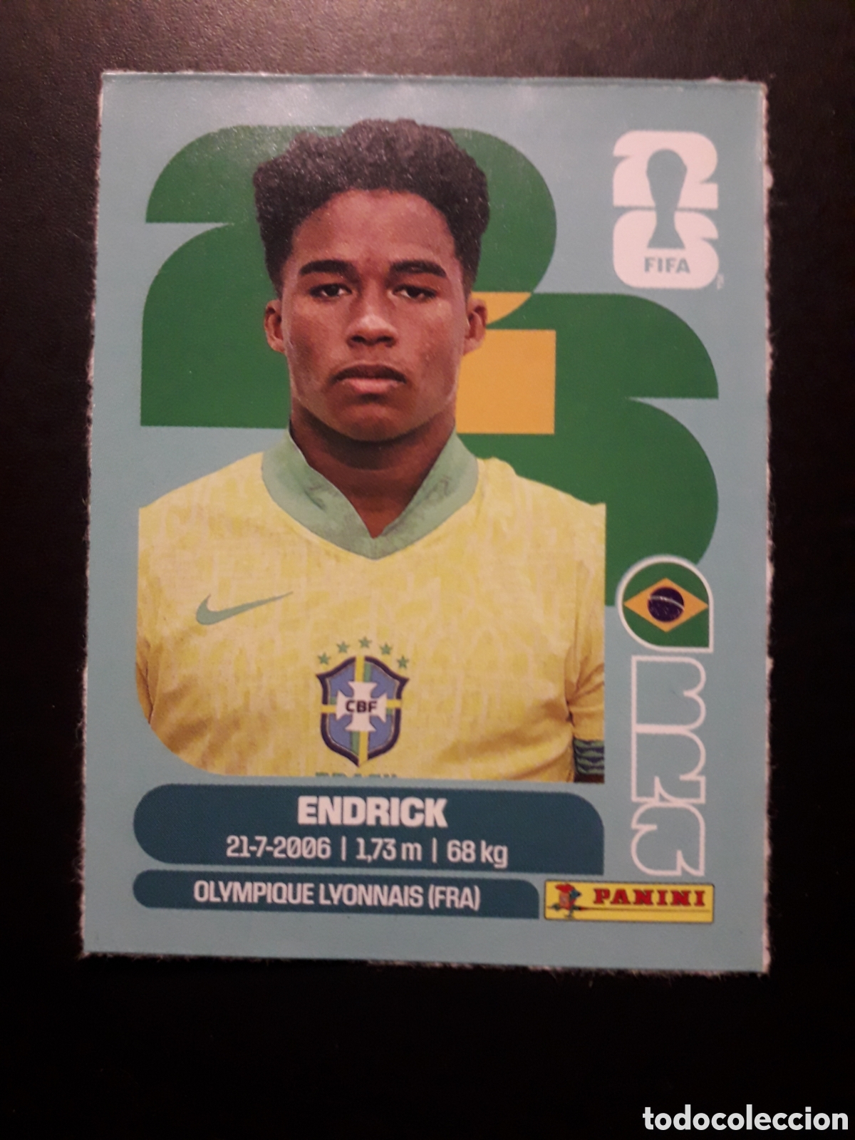 Cromos de f&uacute;tbol: ENDRICK, BRASIL, UPDATE ACTUALIZACI&Oacute;N MUNDIAL F&Uacute;TBOL 2026 FIFA WORLD CUP PANINI PEDIDO M&Iacute;NIMO 3&euro;