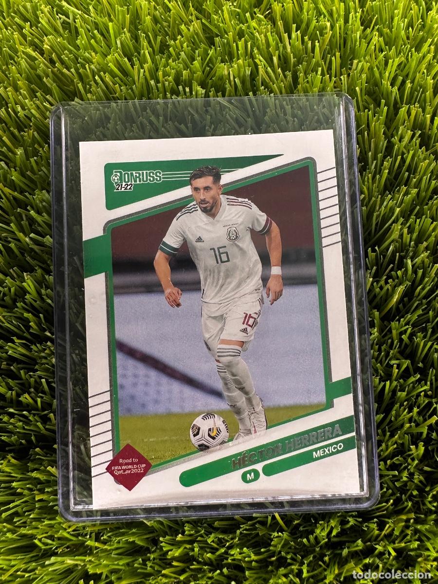 Cromos de f&uacute;tbol: N&ordm; 92 H&eacute;ctor Herrera M&eacute;xico Donruss Road to Qatar 2022