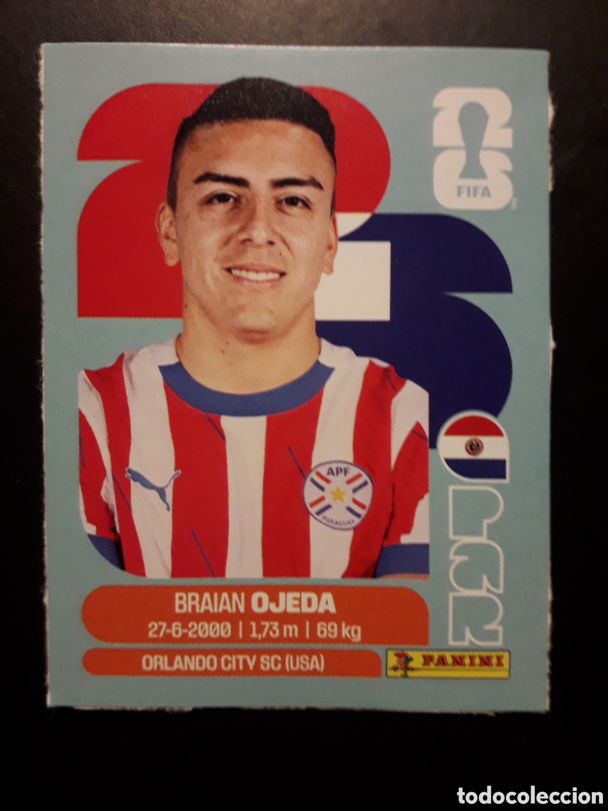Cromos de f&uacute;tbol: OJEDA, PARAGUAY UPDATE ACTUALIZACI&Oacute;N MUNDIAL F&Uacute;TBOL 2026 FIFA WORLD CUP PANINI PEDIDO M&Iacute;NIMO 3&euro;