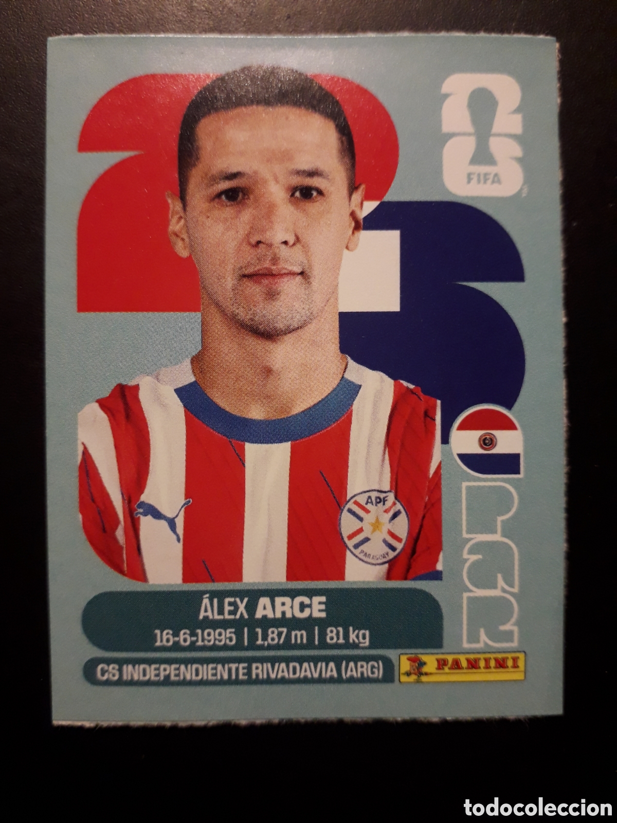 Cromos de f&uacute;tbol: ARCE, PARAGUAY UPDATE ACTUALIZACI&Oacute;N MUNDIAL F&Uacute;TBOL 2026 FIFA WORLD CUP PANINI PEDIDO M&Iacute;NIMO 3&euro;