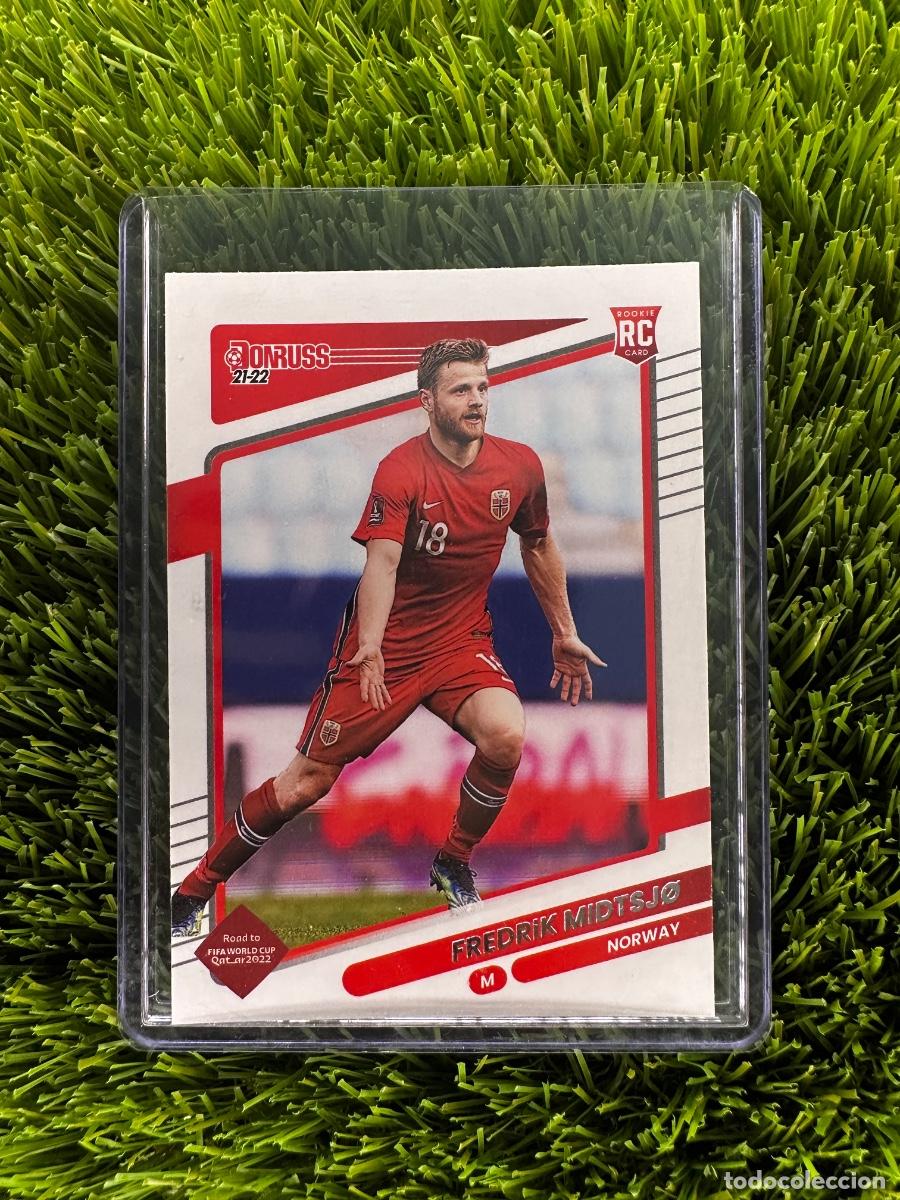 Cromos de f&uacute;tbol: N&ordm; 107 Fredrik Midtsjo Noruega Donruss Road to Qatar 2022