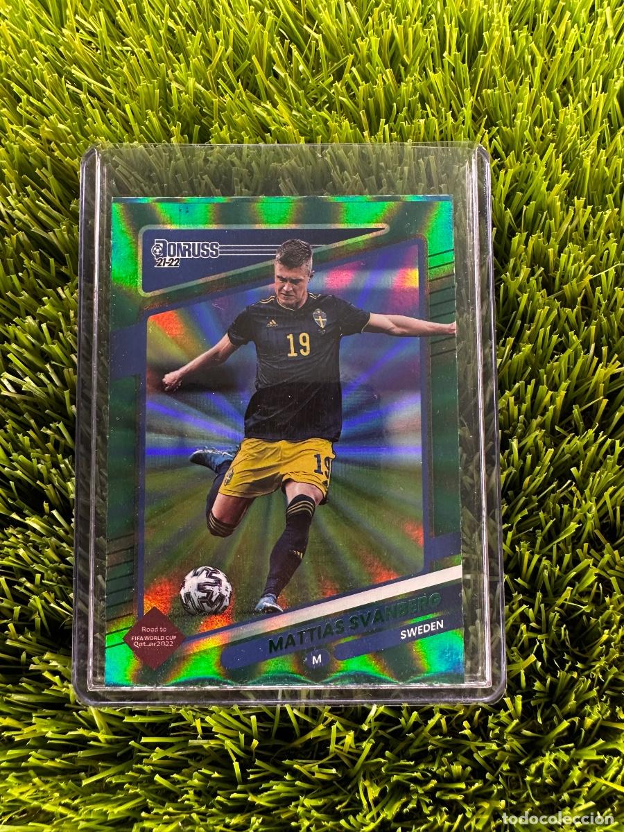 Cromos de f&uacute;tbol: N&ordm; 155 Mattias Svanberg Holo Green Laser Suecia Donruss Road to Qatar 2022