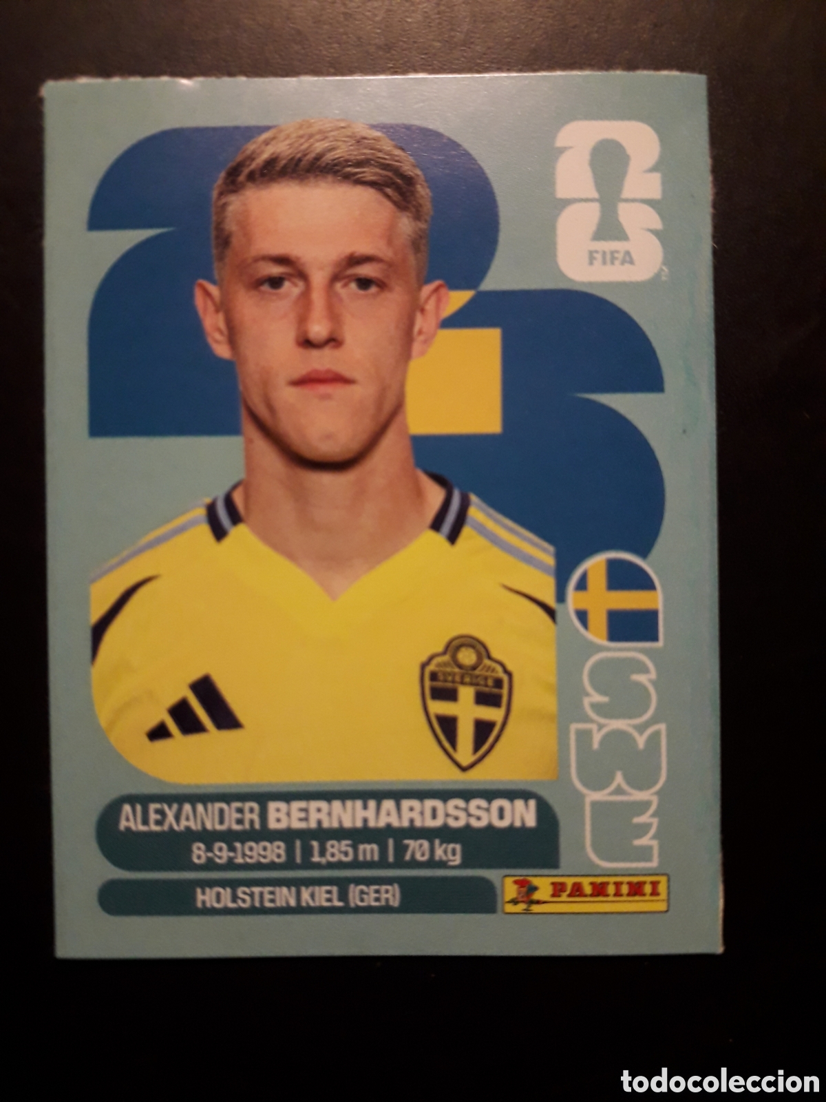 Cromos de f&uacute;tbol: BERNHARDSSON, SUECIA UPDATE ACTUALIZACI&Oacute;N MUNDIAL F&Uacute;TBOL 2026 FIFA WORLD CUP PANINI PEDIDO M&Iacute;NIMO 3&euro;