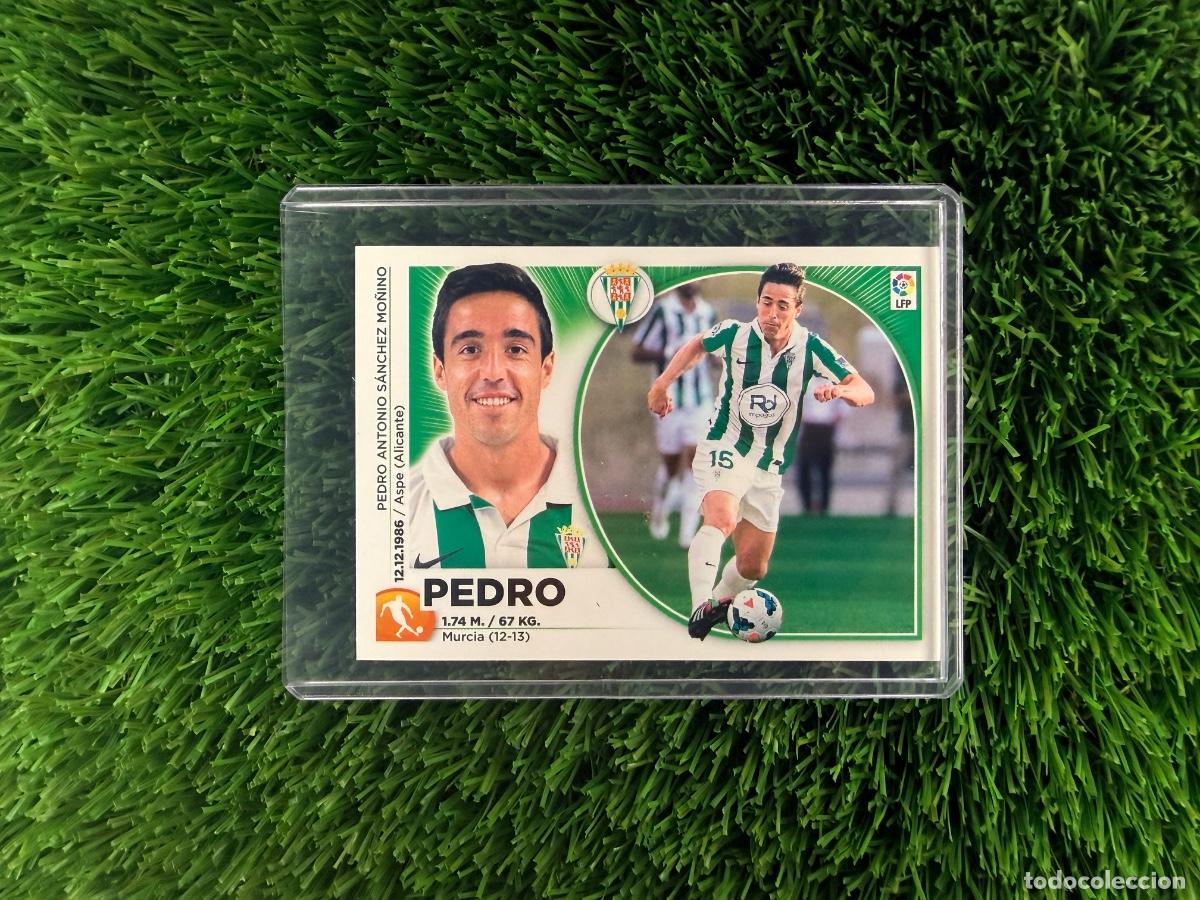 Cromos de f&uacute;tbol: N&ordm; 13 Pedro C&oacute;rdoba CF Liga Este 14 15