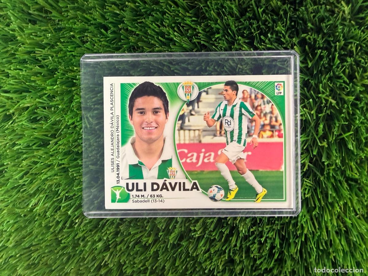 Cromos de f&uacute;tbol: N&ordm; 16 Uli D&aacute;vila C&oacute;rdoba CF Liga Este 14 15