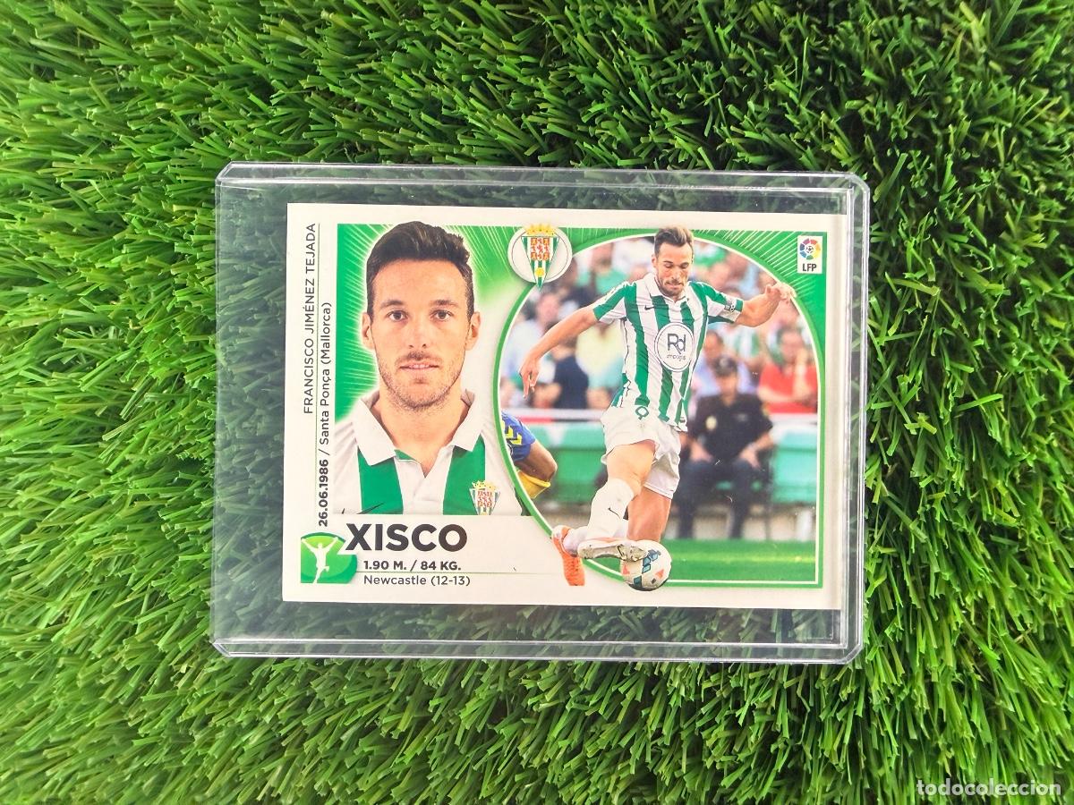 Cromos de f&uacute;tbol: N&ordm; 18 Xisco C&oacute;rdoba CF Liga Este 14 15