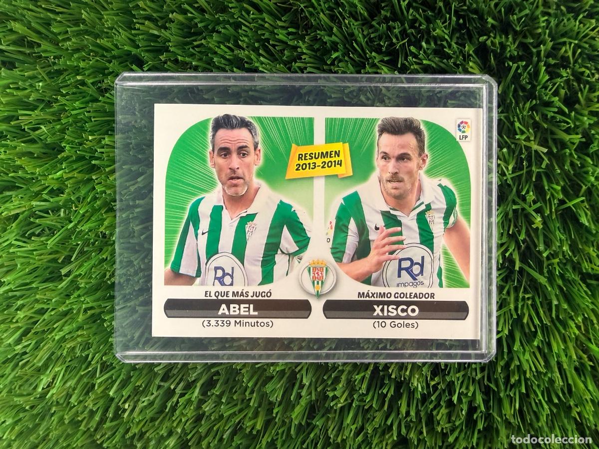 Cromos de f&uacute;tbol: N&ordm; 24 Resumen Abel - Xisco C&oacute;rdoba CF Liga Este 14 15