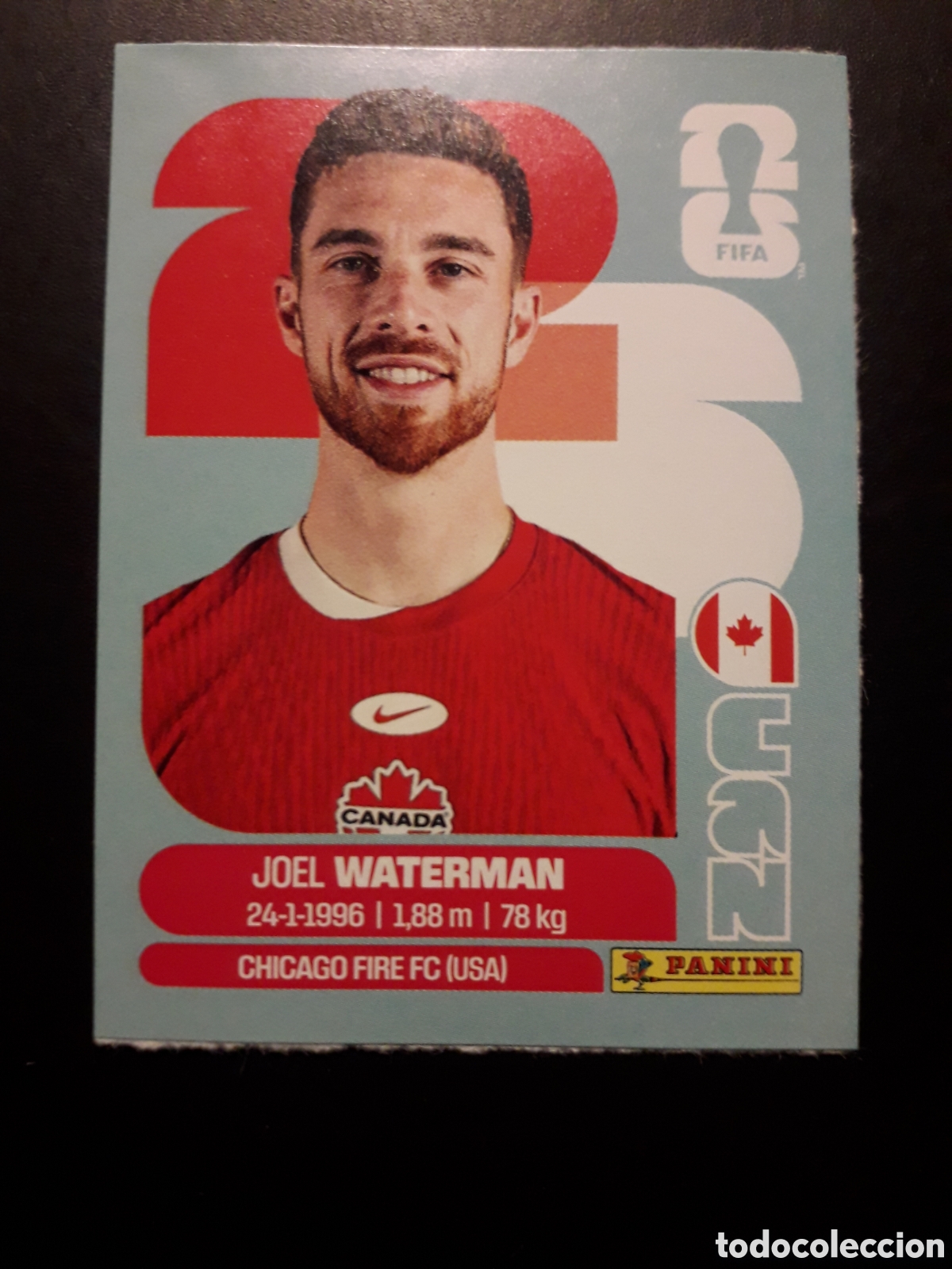 Cromos de f&uacute;tbol: WATERMAN, CANAD&Aacute; UPDATE ACTUALIZACI&Oacute;N MUNDIAL F&Uacute;TBOL 2026 FIFA WORLD CUP PANINI PEDIDO M&Iacute;NIMO 3&euro;