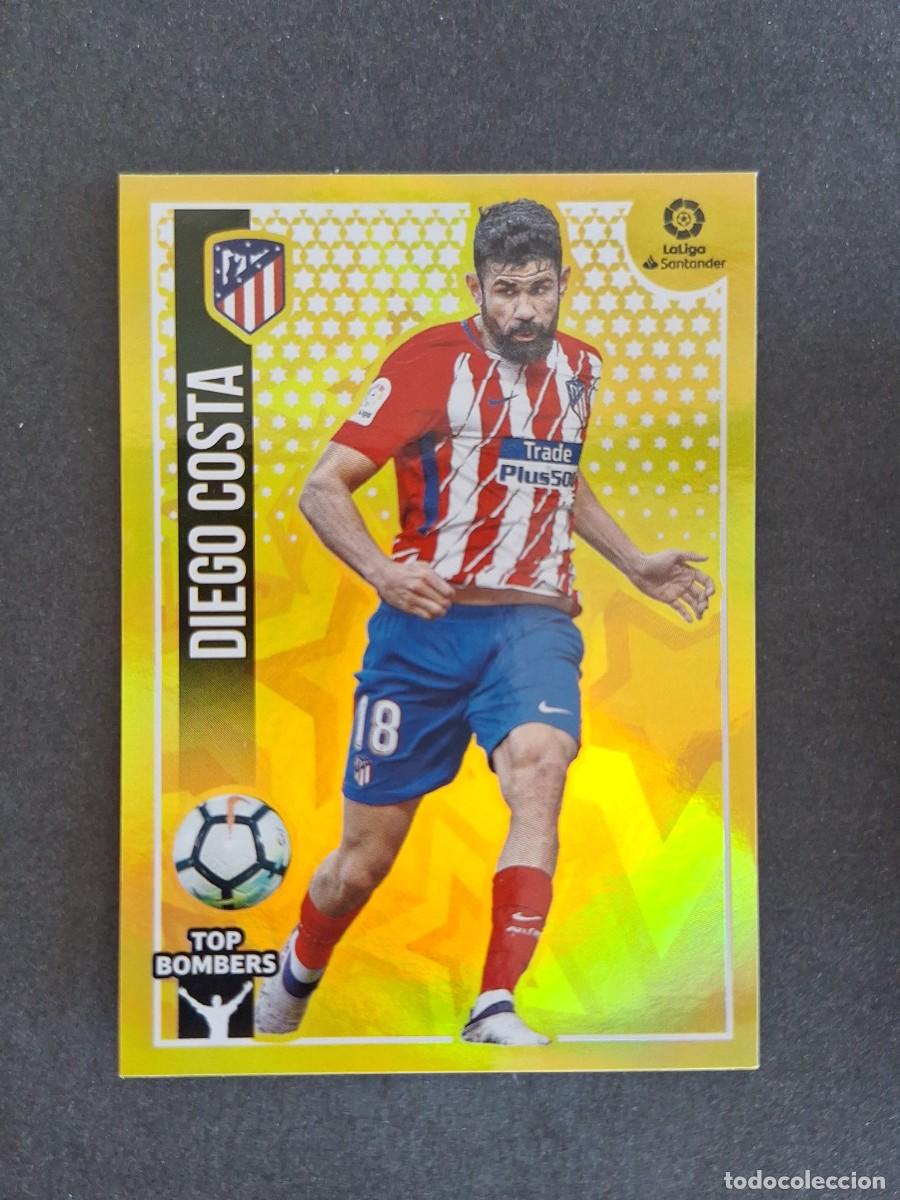 Cromos de f&uacute;tbol: L1 DIEGO COSTA ATLETICO DE MADRID TOP BOMBERS LIGA ESTE 2018 2019 18 19 NUNCA PEGADO SIN PEGAR